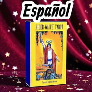 New Authentic Rider Waite Tarot Deck Spanish English Edition Cards Instructions